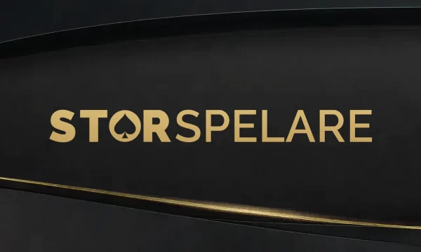 Storspelares logotype på en svart bakgrund