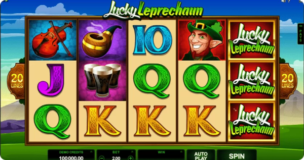 lucky leprechaun slot spelet